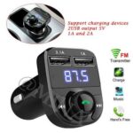 Wireless Mp3 Player/ Car Charger/ Bluetooth / FM Transmitter / 2.4A /2 USB