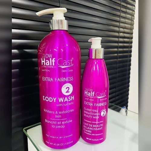 1-777.jpg Halfcast Extra Fairness Wash + Body Lotion