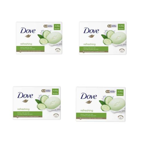 Refreshing Beauty Cream Bar 90g ×4pcs
