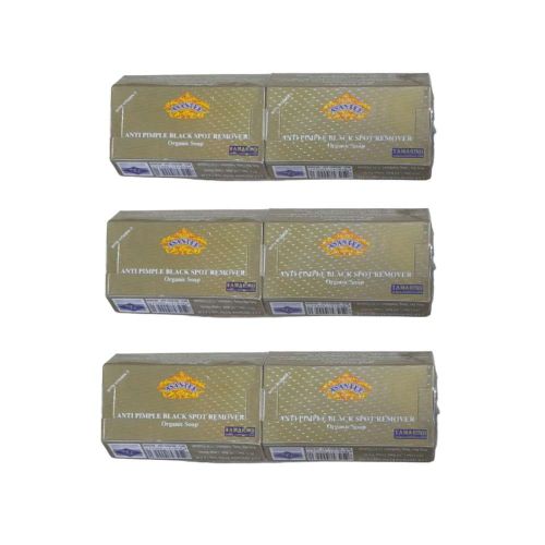 Anti Pimple Black Spot Remover Organic Soap ×6