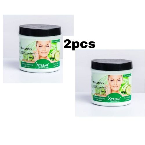 Cucumber Whitenin Body And Face Scrub 2pcs