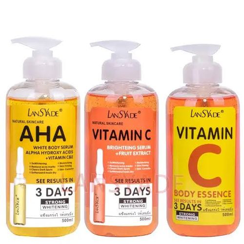 1-889.jpg Aha + Vitamin C Fruits Essence + Body Essence 3 Days Serums