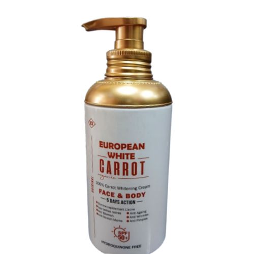 1-90.jpg European White Carrot Face & Body Cream 5 Days Action