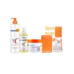 VC Vitamin C Lotion + Oil 100ml + Cream & 3pcs Soap