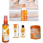 Lotion + Face Serum Spray + Vitamin C Serum + Cream Set
