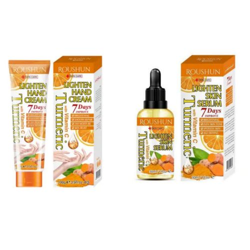 Lighten Hand Cream 100g & Turmeric Serum 30ml