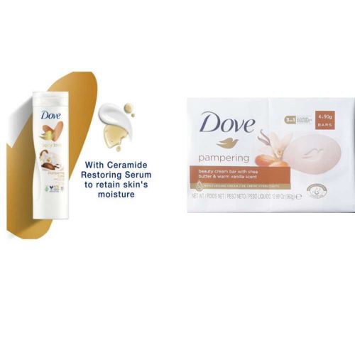 Body Love Pampering Body Care Lotion & 90g× 4bars Soap