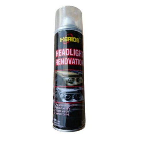 Headlight renovation cleaner spray