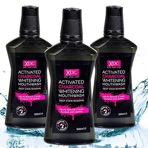 Activated Charcoal Mouth Wash (500ml) x3