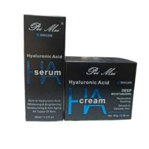 Hyaluronic Acid Serum and deep moisturizingface cream