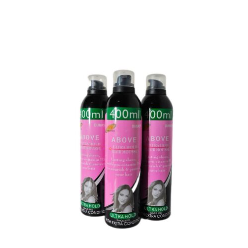 Ultra Hold Hair Mousse -400ml x3