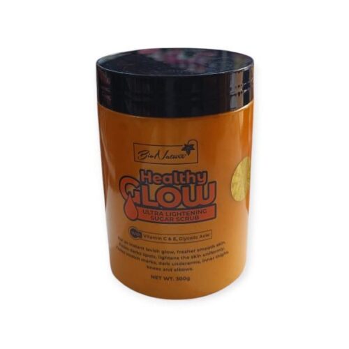 Healthy Glow Ultra Lightening Moisturizing Sugar Scrub With Vitamin C & E, Glycolic Acid-300g