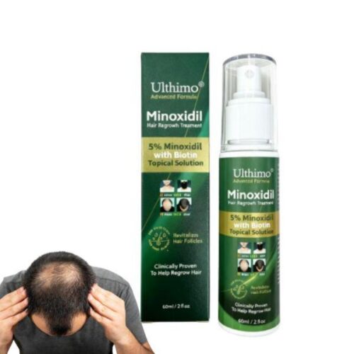 Complete 5% minoxidil Extra Strength, Hair, & Beard Growth Treatment with Biotin tropical solution