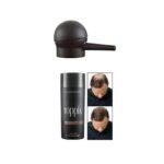 Hair fiber dark brown & applicator