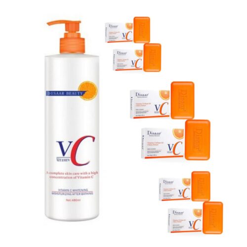 Vc vitamin c lotion & 6pcs soap