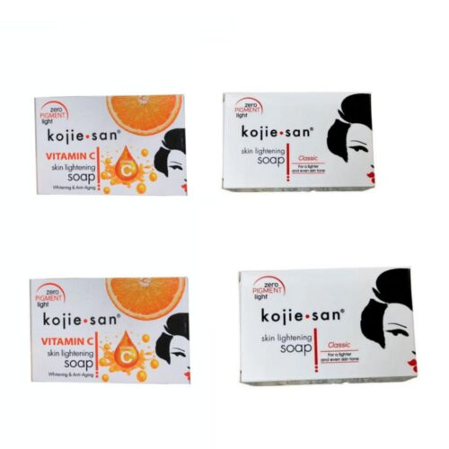 Vitamin c skin lightening + zero pigment soap ×4