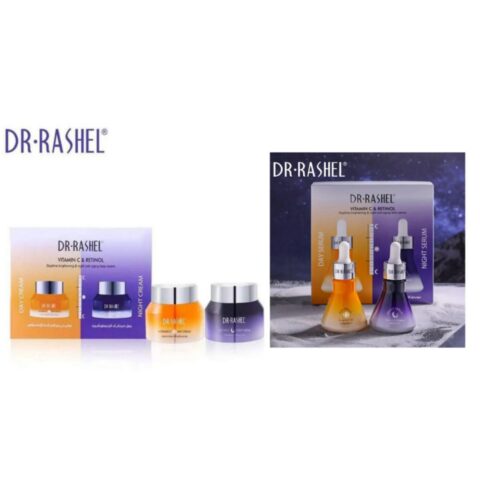 Vitamin c & Retinol day night creams & serums set
