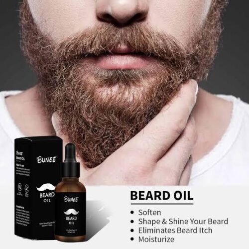 Beard oil 30ml Natural organic vegan with derma roller