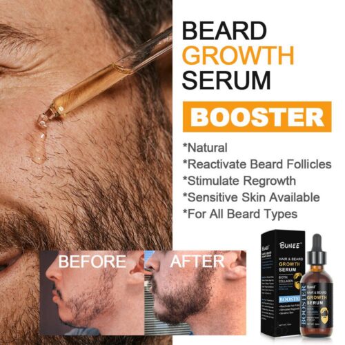 Beard growth booster serum with Biotin and collagen 50ml