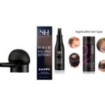 Applicator + 5sec black hair fiber & hold spray