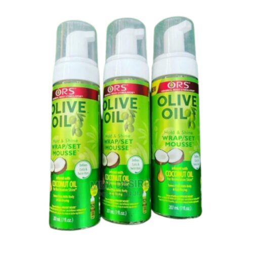 Olive oil wrap set mousse coconut ×3