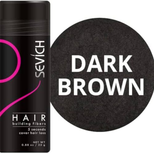 Hair building fibers 5 seconds dark brown