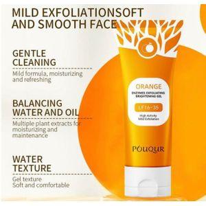 Pouqur orange enzymes exfoliating brightening Gel