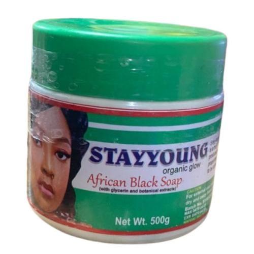 Organic Glow African Natural Black Soap (Stay Young) X1