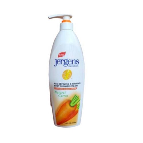 Natural carrot age defining and firming body shower cream