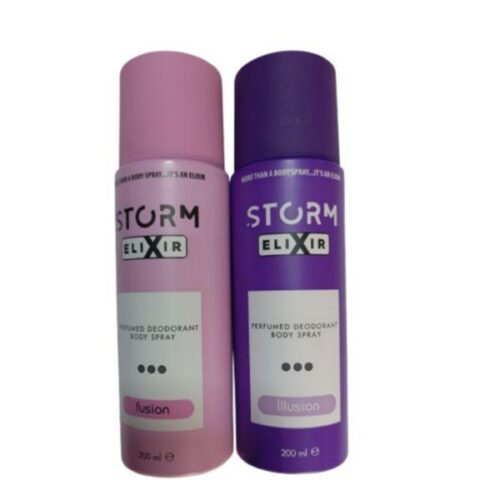 ELIXIR (fussion and illusion) Perfumed Deodorant Body Spray 200ml