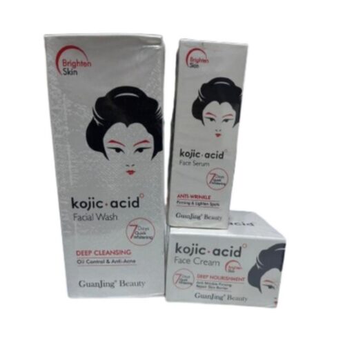 Facial wash + face serum + face cream