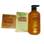 Healthy Glow Ultra Lightening Moisturizing Body Milk - Body Lotion- 400ml, soap and face cream