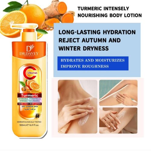 Vitamin c turmeric hand face body lotion