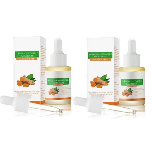 Turmeric + vitamin c face serum ×2
