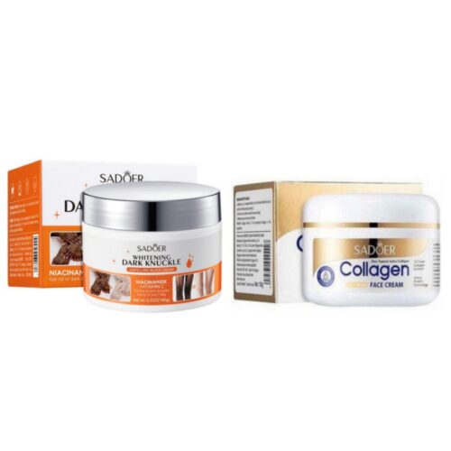 Dark knuckles & collagen face cream