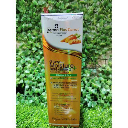 Plus Carrot Moisture + Brightening Face And Body Lotion – 550ml