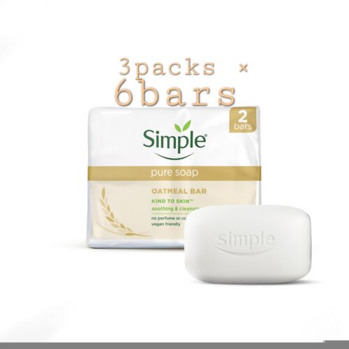 Pure soap oatmeal bar ×6