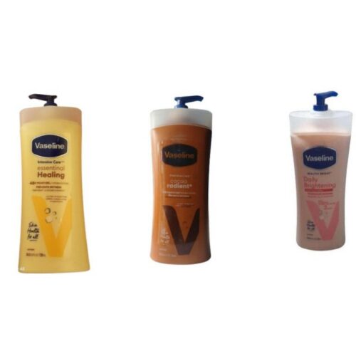 Essential healing + cocoa radiant & Daily brightening lotions 725ml