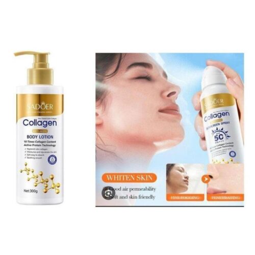 Collagen body lotion & Sunscreen spray