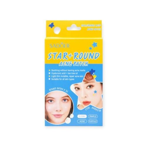 Star round acne patch