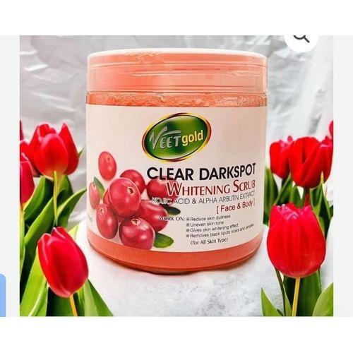Clear Dark Spots Face & Body Scrub with Kojic Acid + Alpha Arbutin Body Scrub