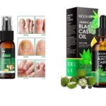 Nail fungus treatment spray & Black Castor oil