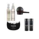 27g Hair Building Fiber (2pc)+ Toppik Hair Fiber Spray Milk Bottle(2pcs) + Hair Line Optimizer + Applicator