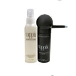 Black Hair Fiber, Milky Holding Spray & Applicator