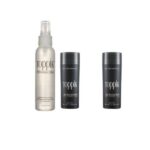 27.5g Toppik Hair Building Fiber Black 2pcs + Spray Hold