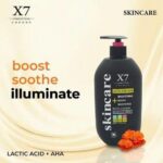 X7 Lactic acid + Aha lotion - Boost Brightening & Soothing body lotion - 480ml