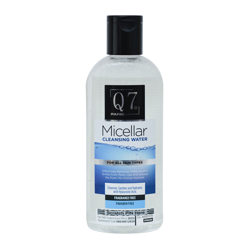 Micellar-Cleansing-Water Q7 Paris Micellar Cleansing Water – 250ml - Image 1