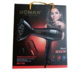 Professional High-Power Hair Blower Dryer set with combs and brush/Hand Hair Dryer 4000W - Black