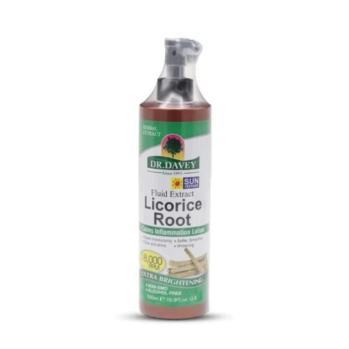Licorice root lotion