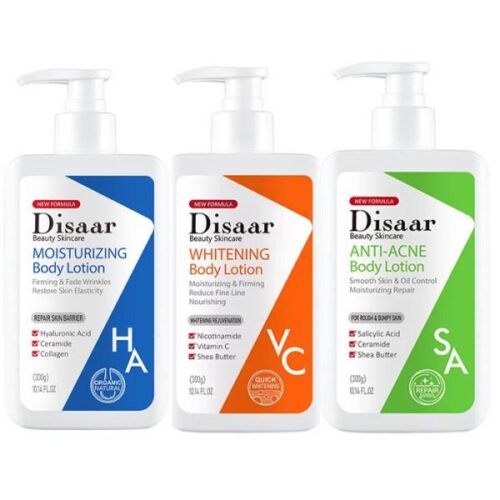 Moisturizing + vitamin c & anti acne lotion